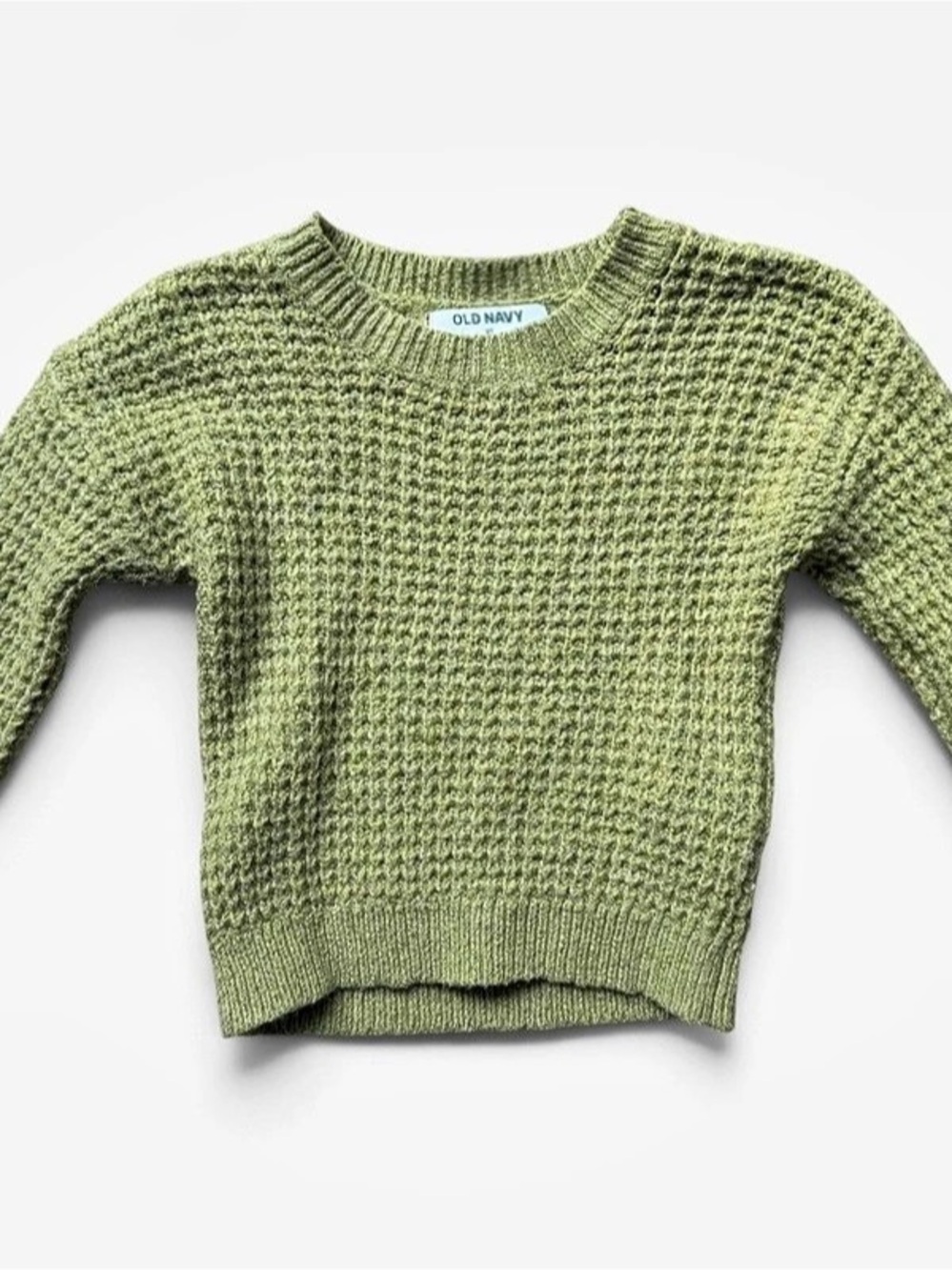 OLD NAVY Green Knit Sweater Like New